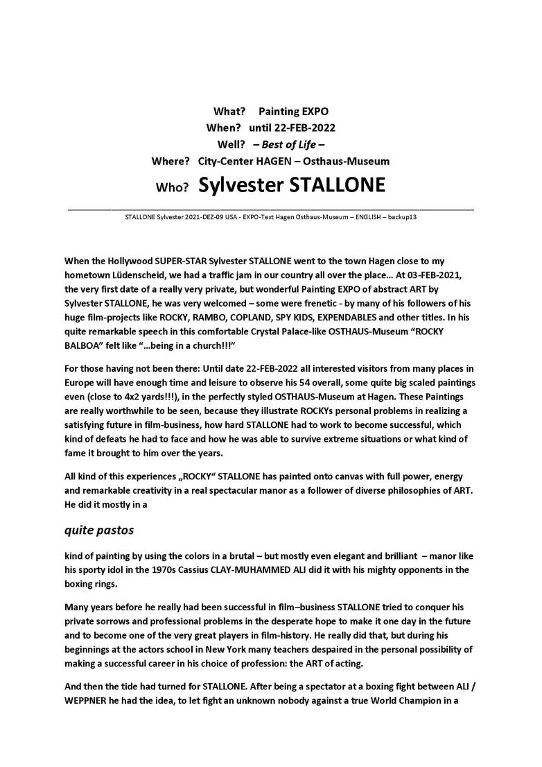 STALLONE Sylvester 2021-DEZ-09 USA - EXPO-Text Hagen Osthaus-Museum - ENGLISH - backup14_1